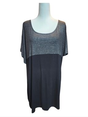 Penningtons Sparkle Top with Black Knit Bottom